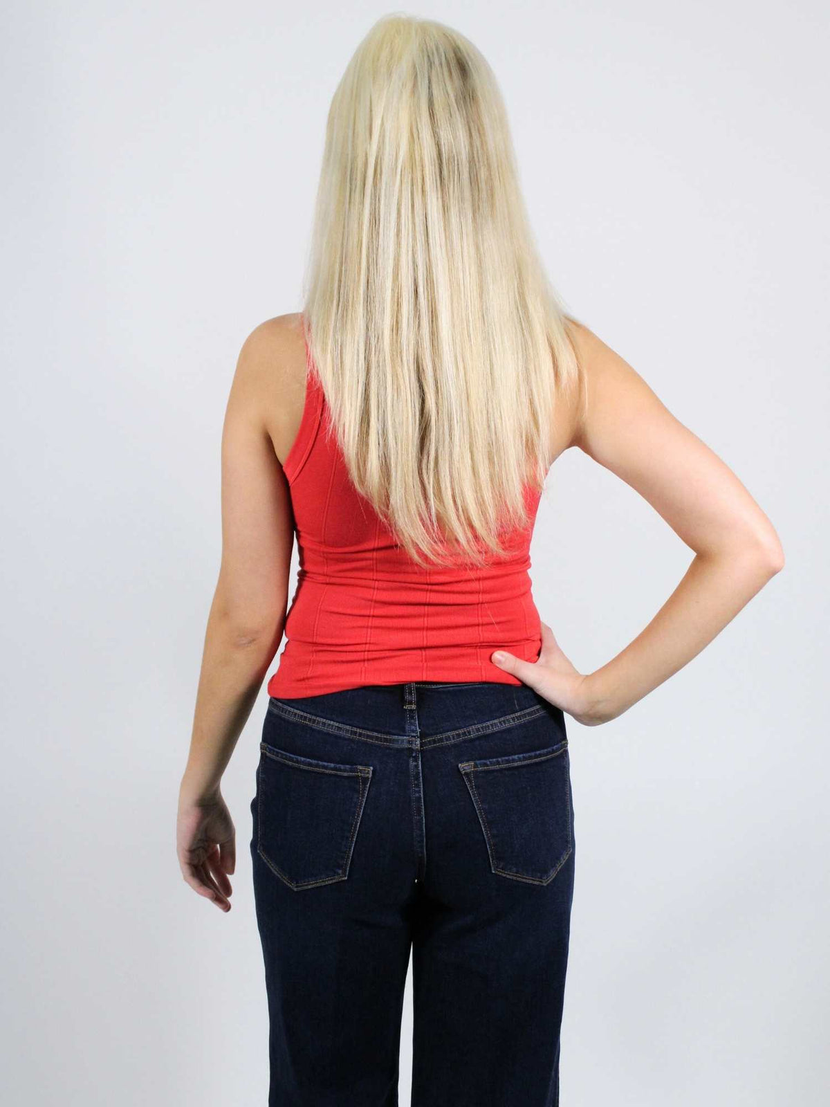 free people so soft seamless modal tank atlas red