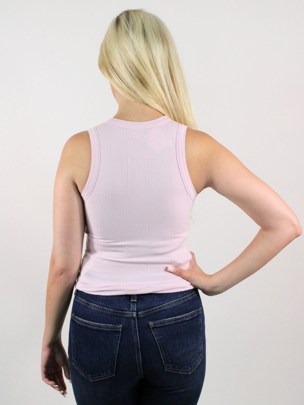 Free People So Soft Seamless Modal Tank Pink Destiny