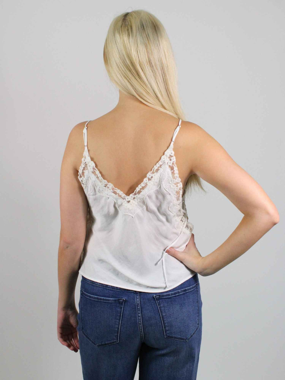 Free People Someone You Like Cami Clean Ivory