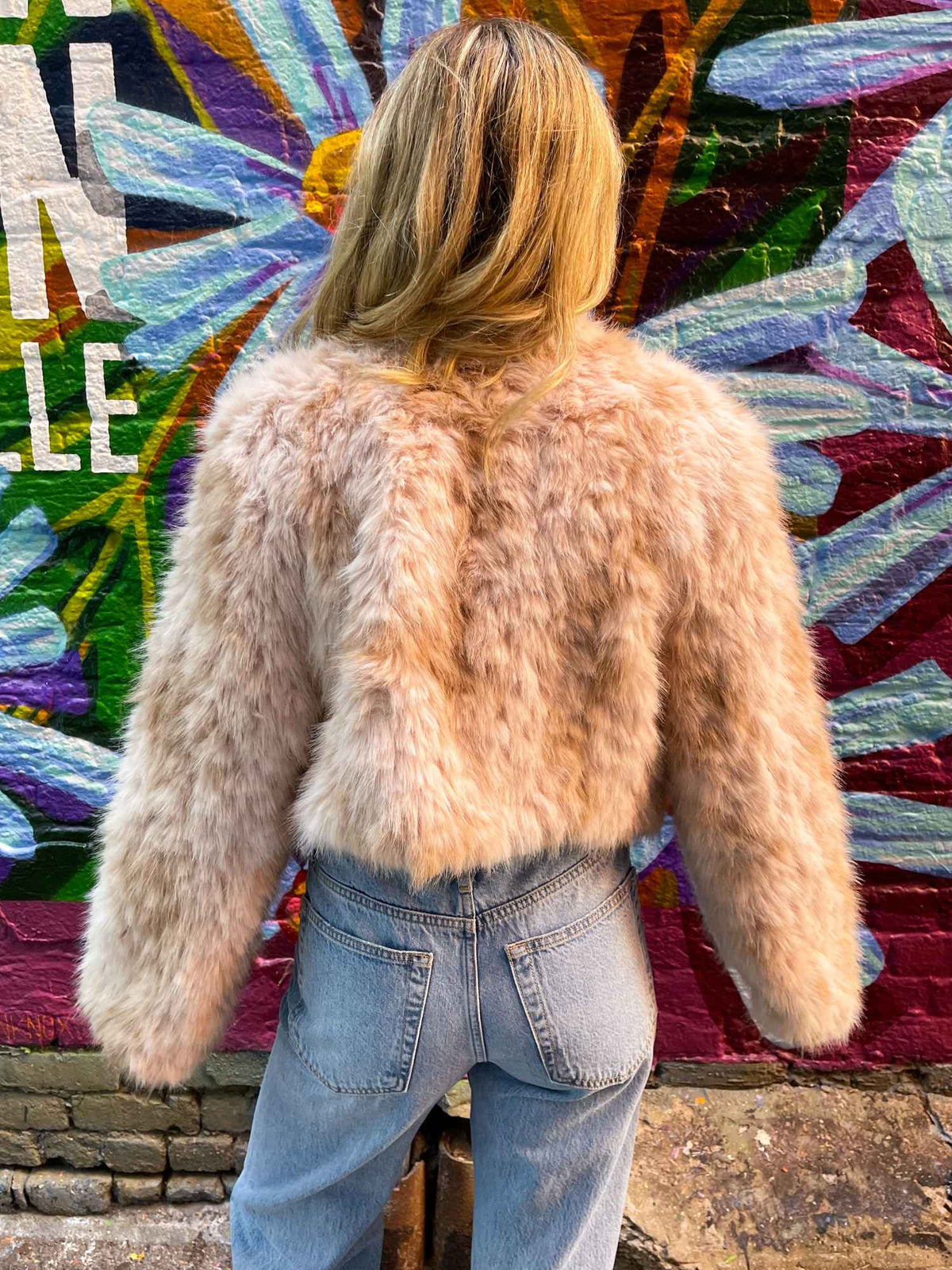 Free People Supernova Cropped Fur Jacket