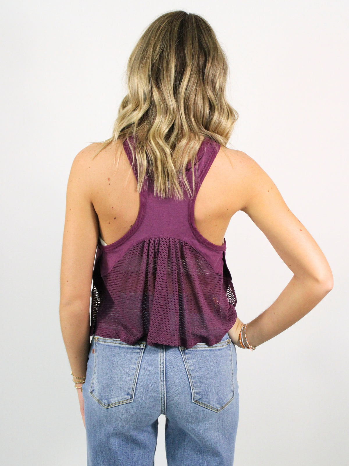 free people tempo tank deep mulberry 1