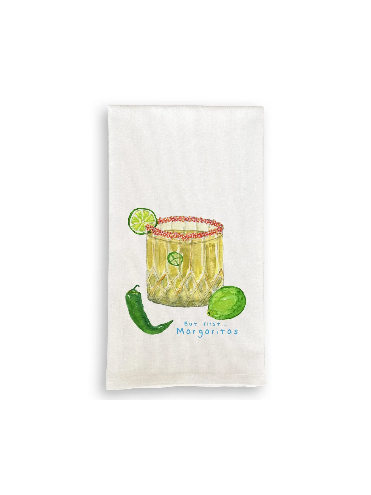 French Graffiti Spicy Margarita Tea Towel