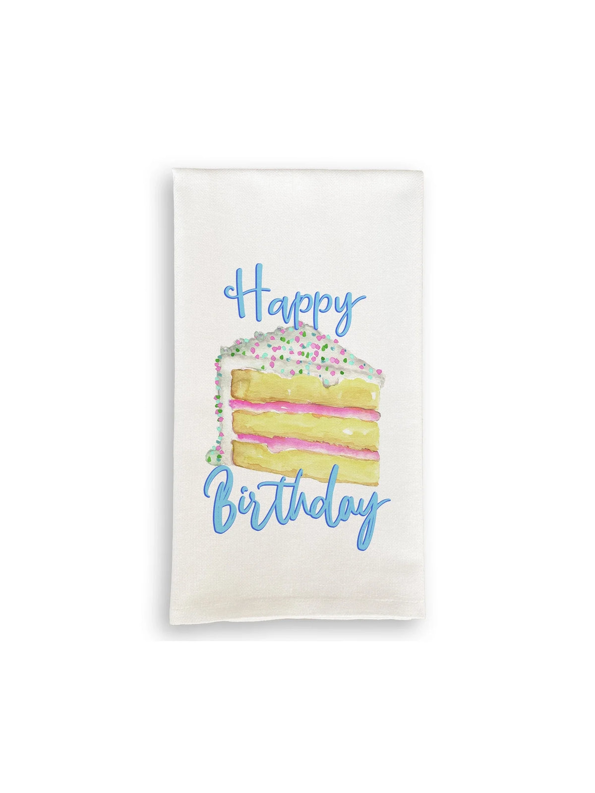 French Graffiti Today Is Your Birthday Tea Towel