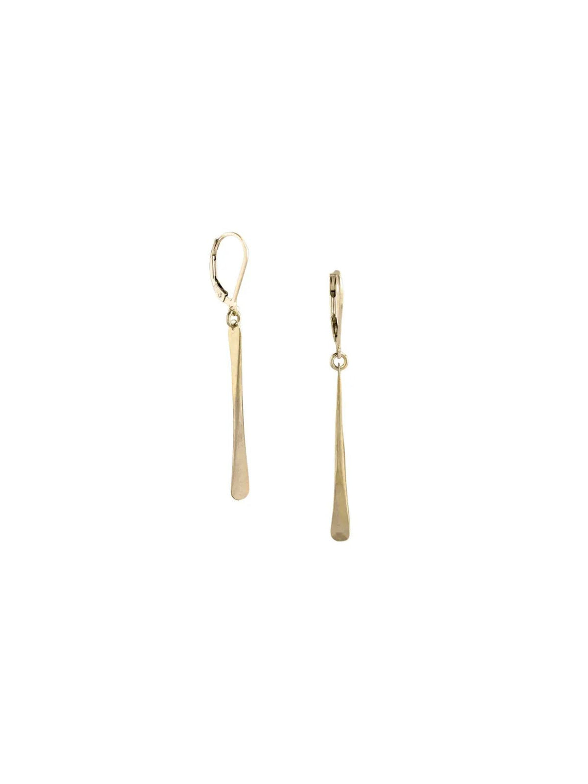 Gold Filled Play Hammered Earrings