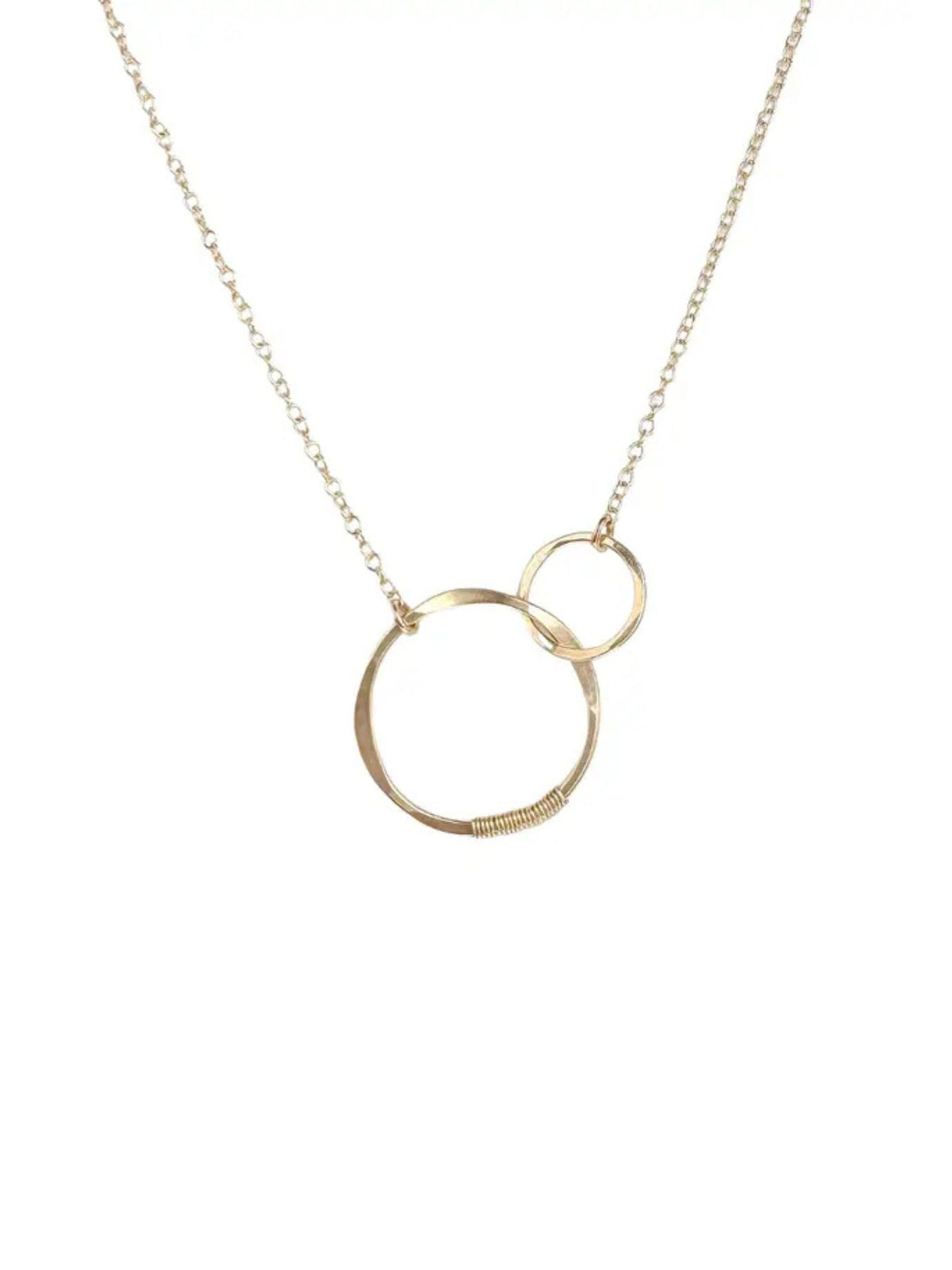 16" Gold Filled Strong Link Circle Necklace