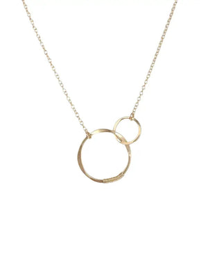 16" Gold Filled Strong Link Circle Necklace