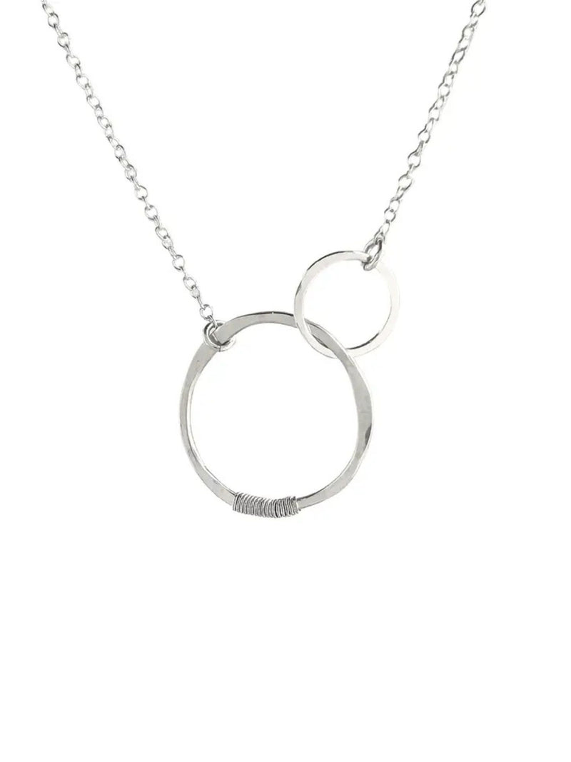 16" Sterling Silver Strong Link Circle Necklace