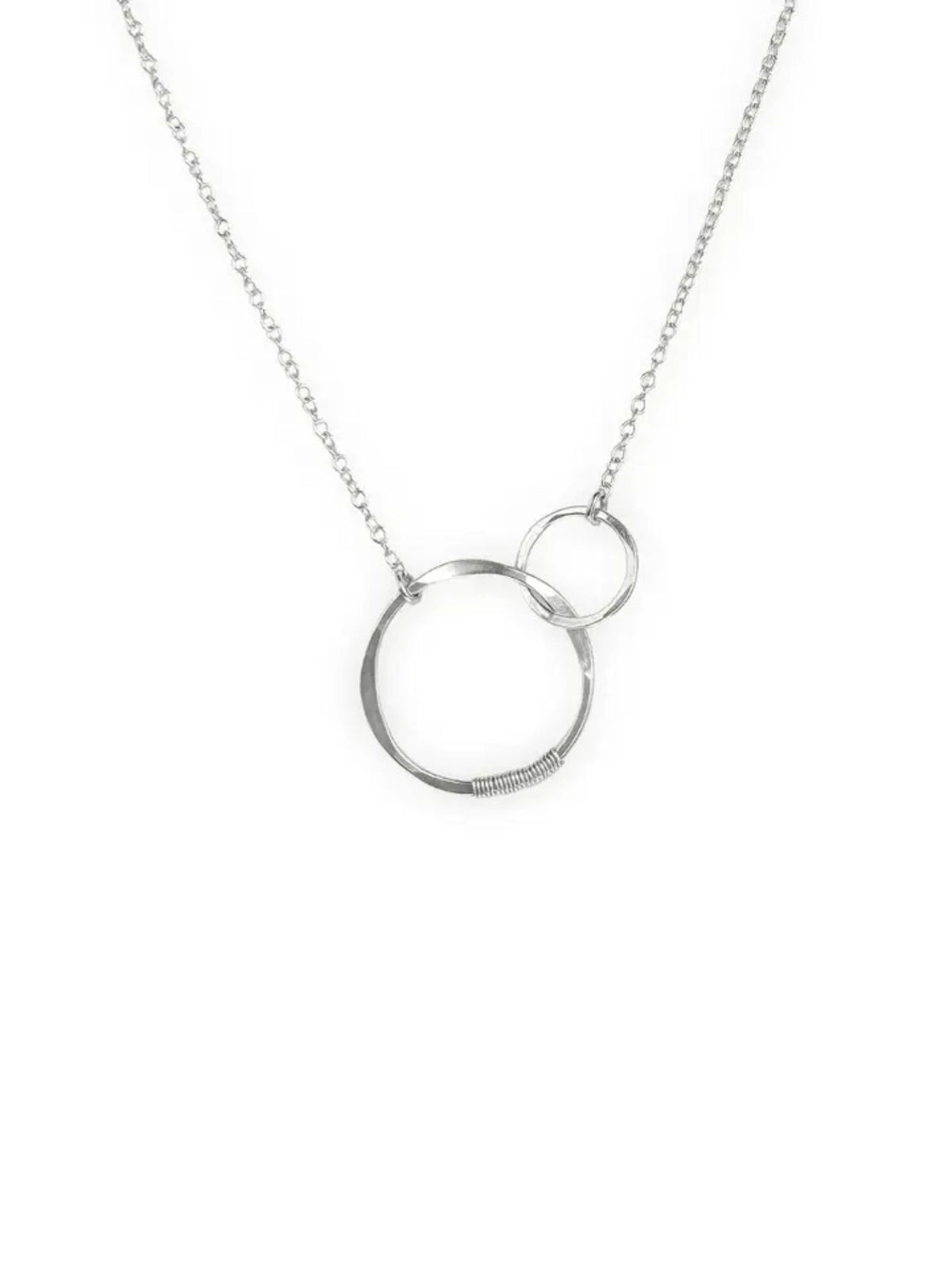 16" Sterling Silver Strong Link Circle Necklace