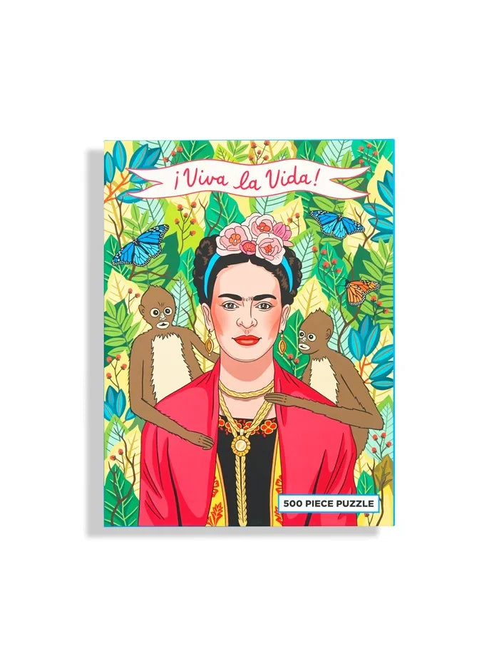 Viva La Vida Frida Kahlo 500 Piece Puzzle