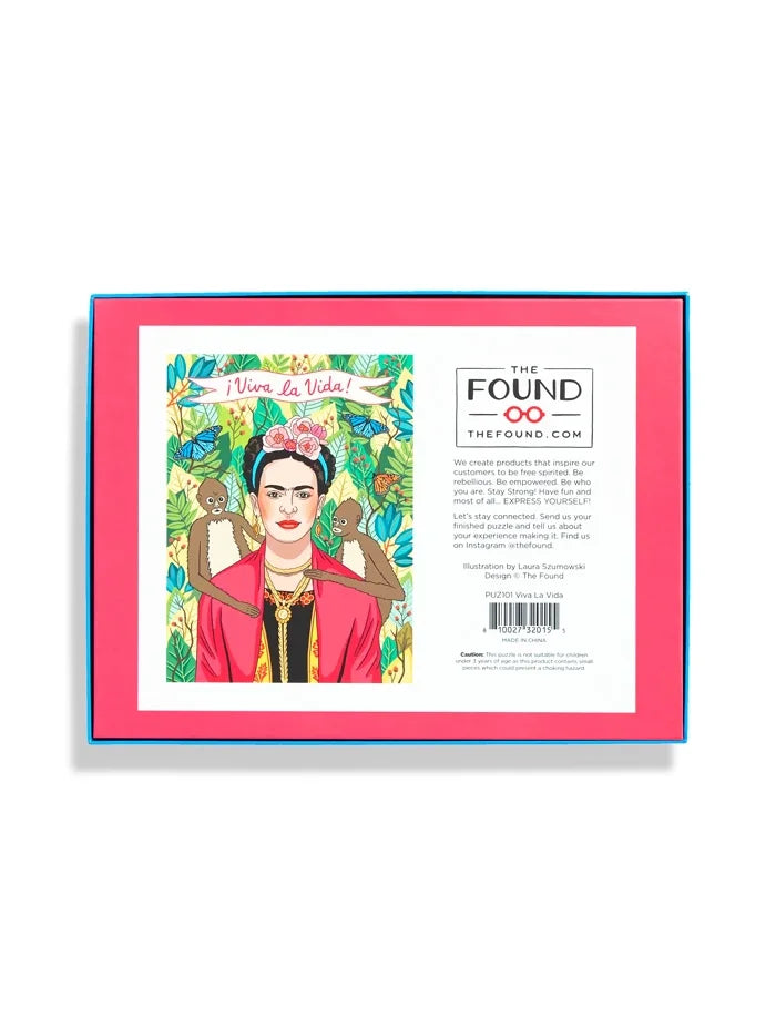 Viva La Vida Frida Kahlo 500 Piece Puzzle