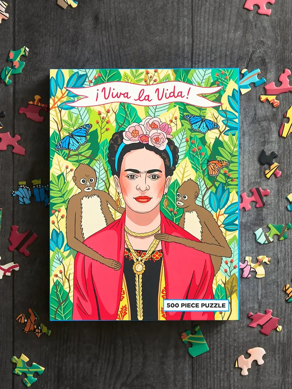 Viva La Vida Frida Kahlo 500 Piece Puzzle