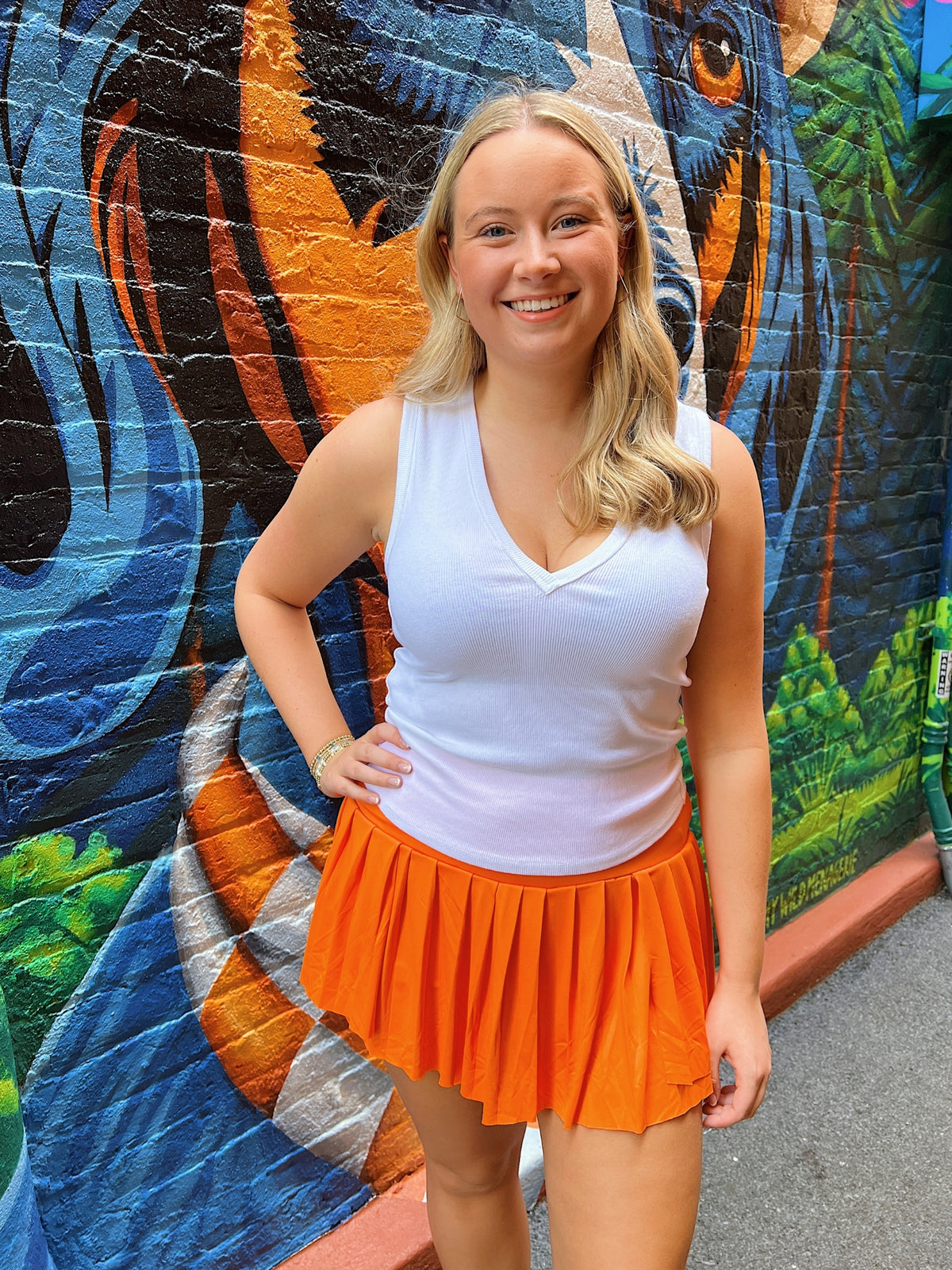 Game Changer Pleated Skort
