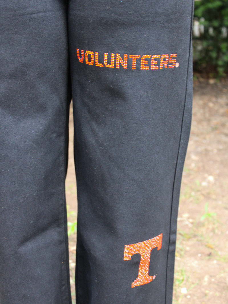 Game Day Social Tennessee Alpha Bling Wide Leg Jeans