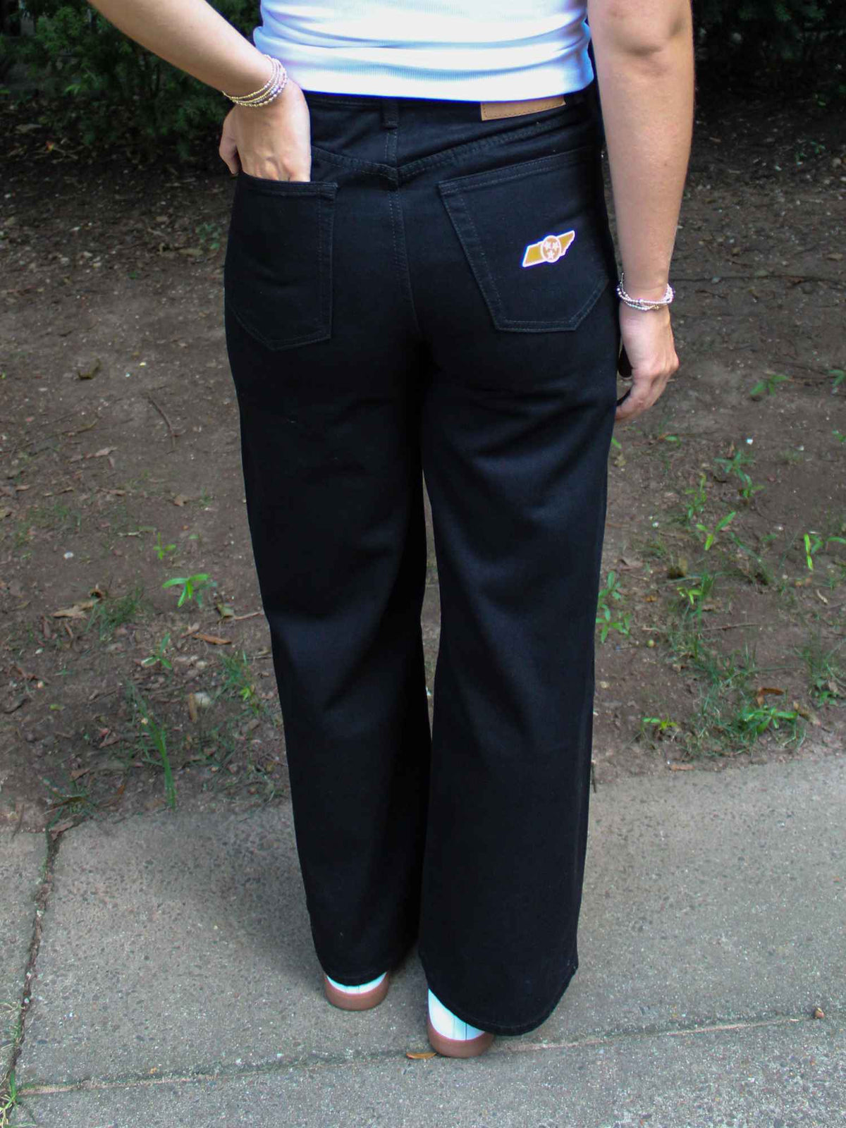 Tennessee Alpha Bling Wide Leg Jeans