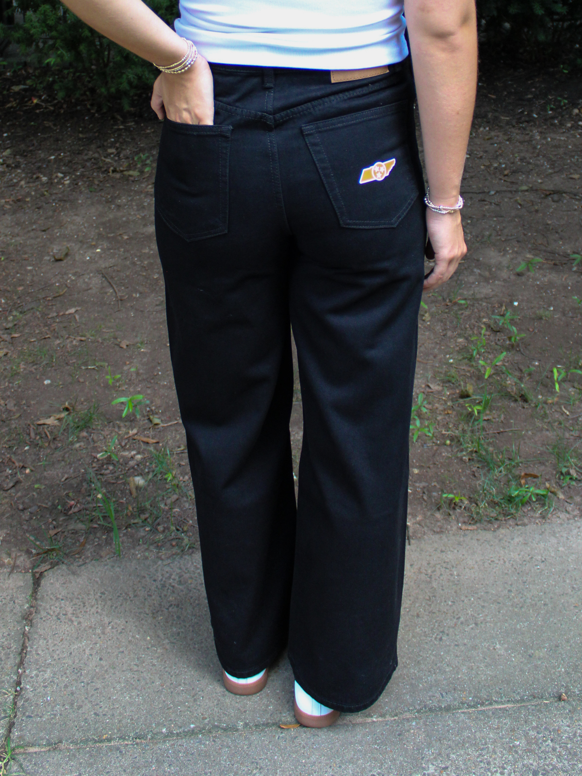 Tennessee Alpha Bling Wide Leg Jeans