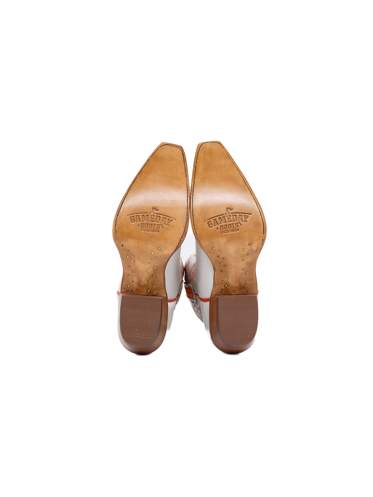 Gameday Boots Tennessee Volunteers Ivory Leather Gameday Shorty Western Boot Orange Power T Logo