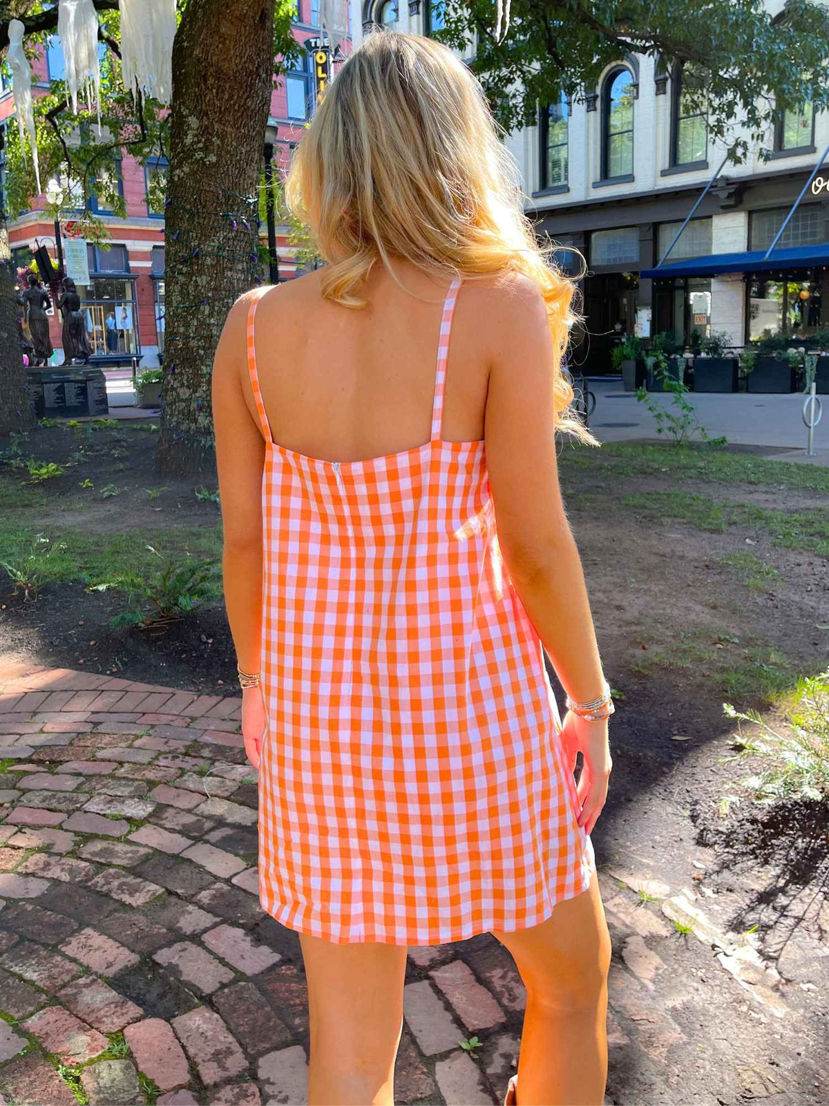 Tennessee Logo Pride Gingham Skort Dress