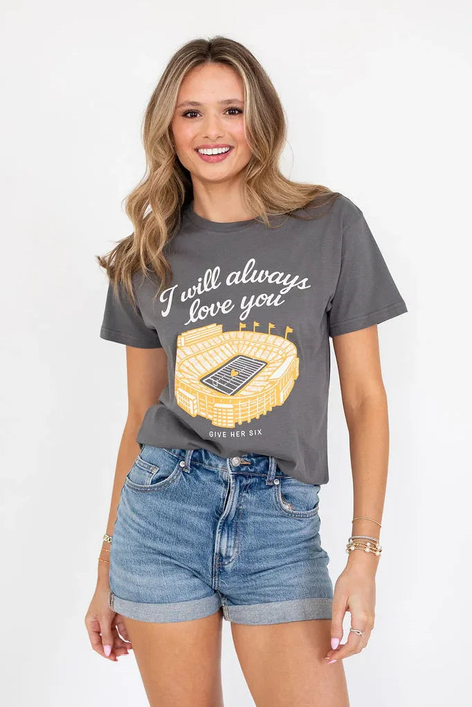 Give Her Six Neyland Stadium I Will Always Love You Tee