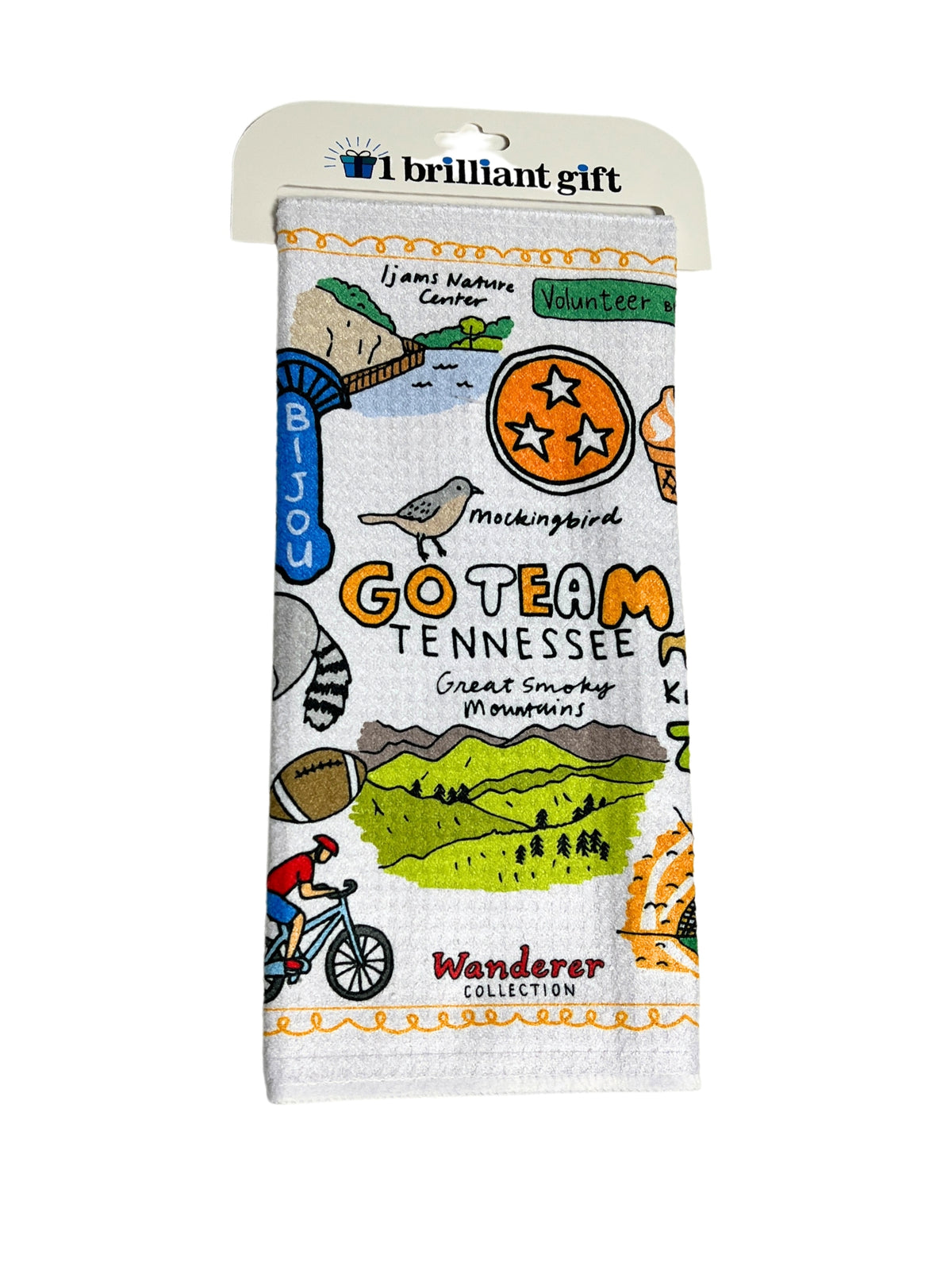 Go Team TN Wanderer Dish Towel