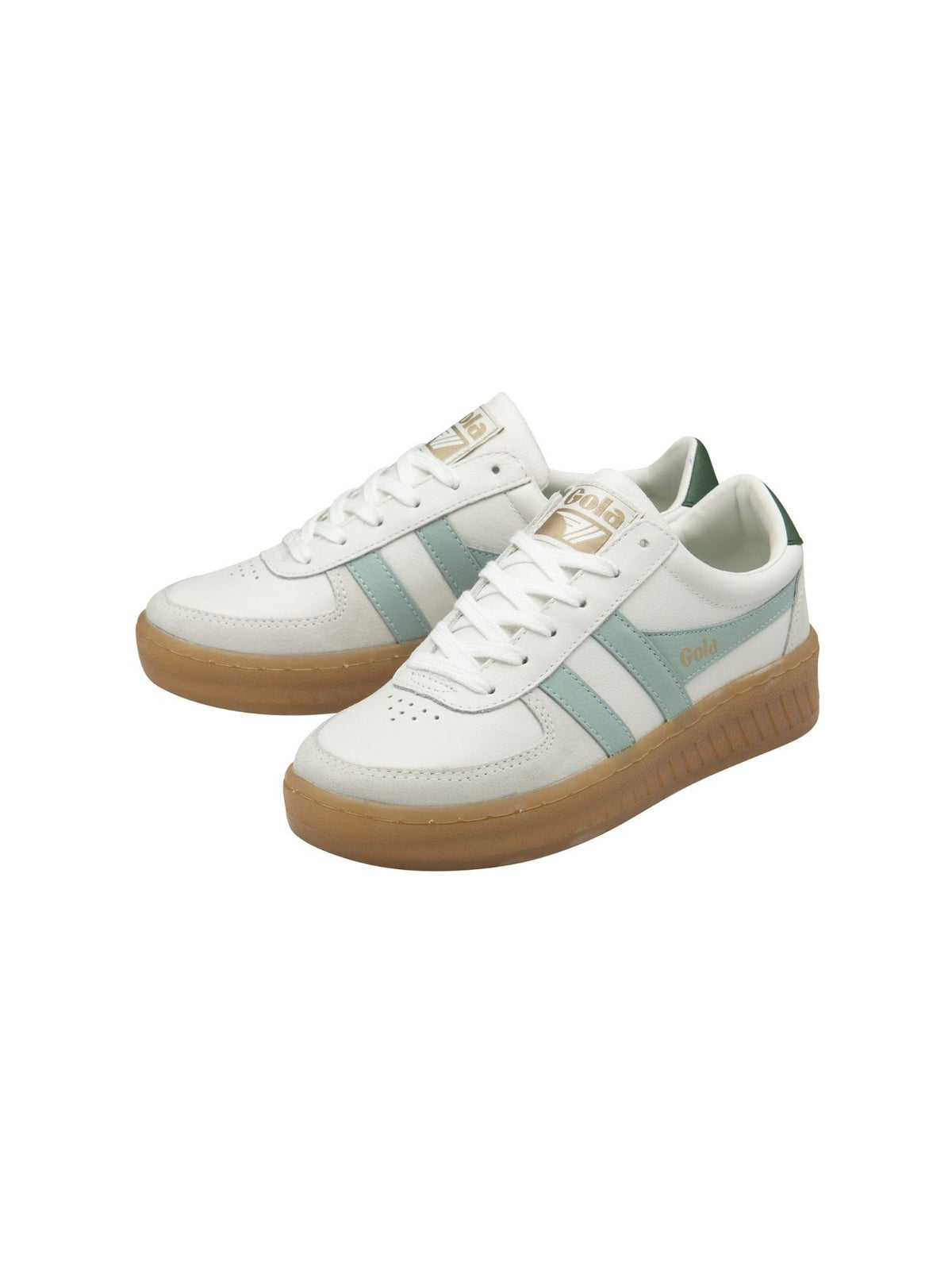 Gola Classics Grandslam Elite Sneakers in white surf evergreen