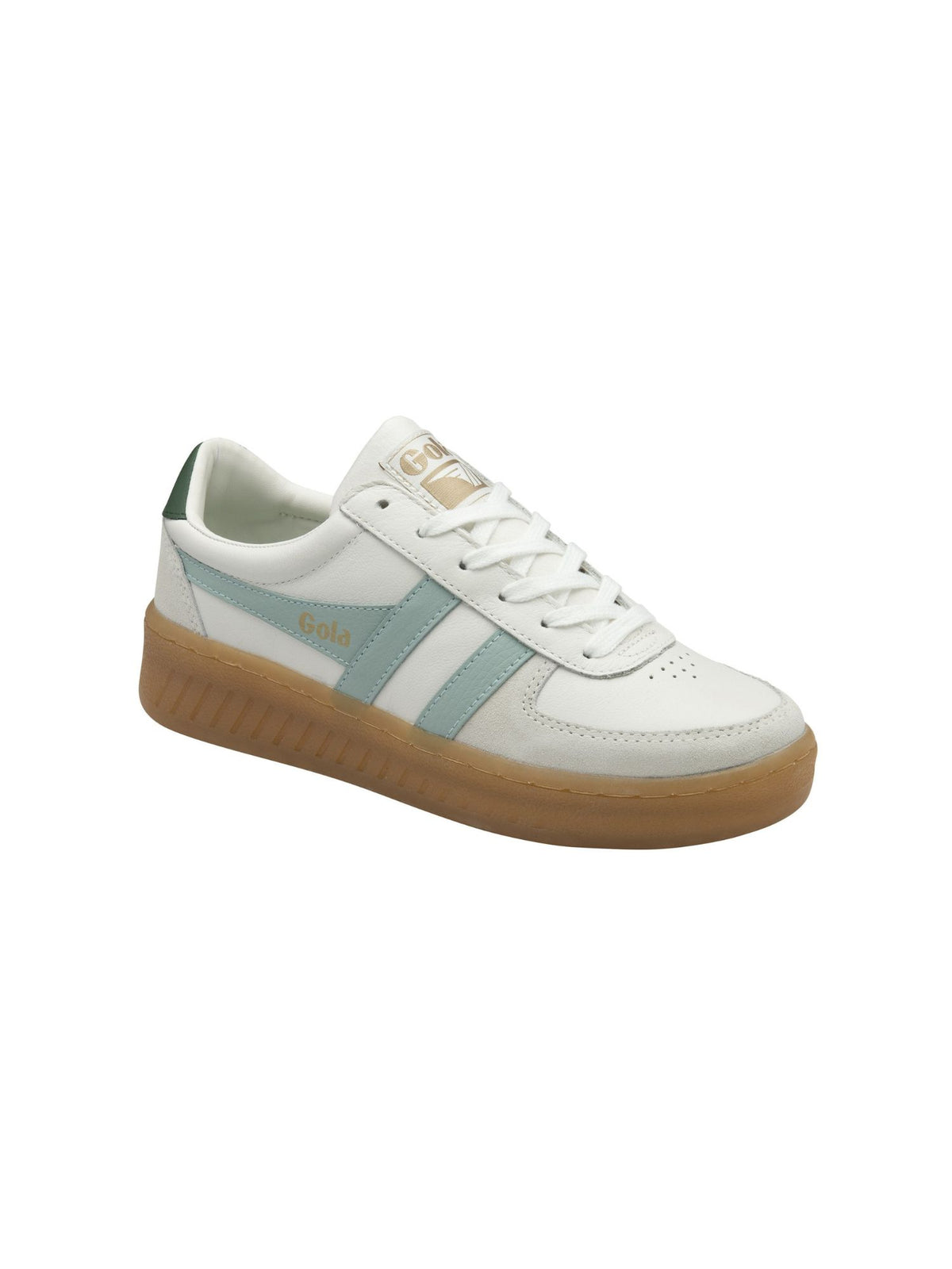 Gola Classics Grandslam Elite Sneakers in white surf evergreen