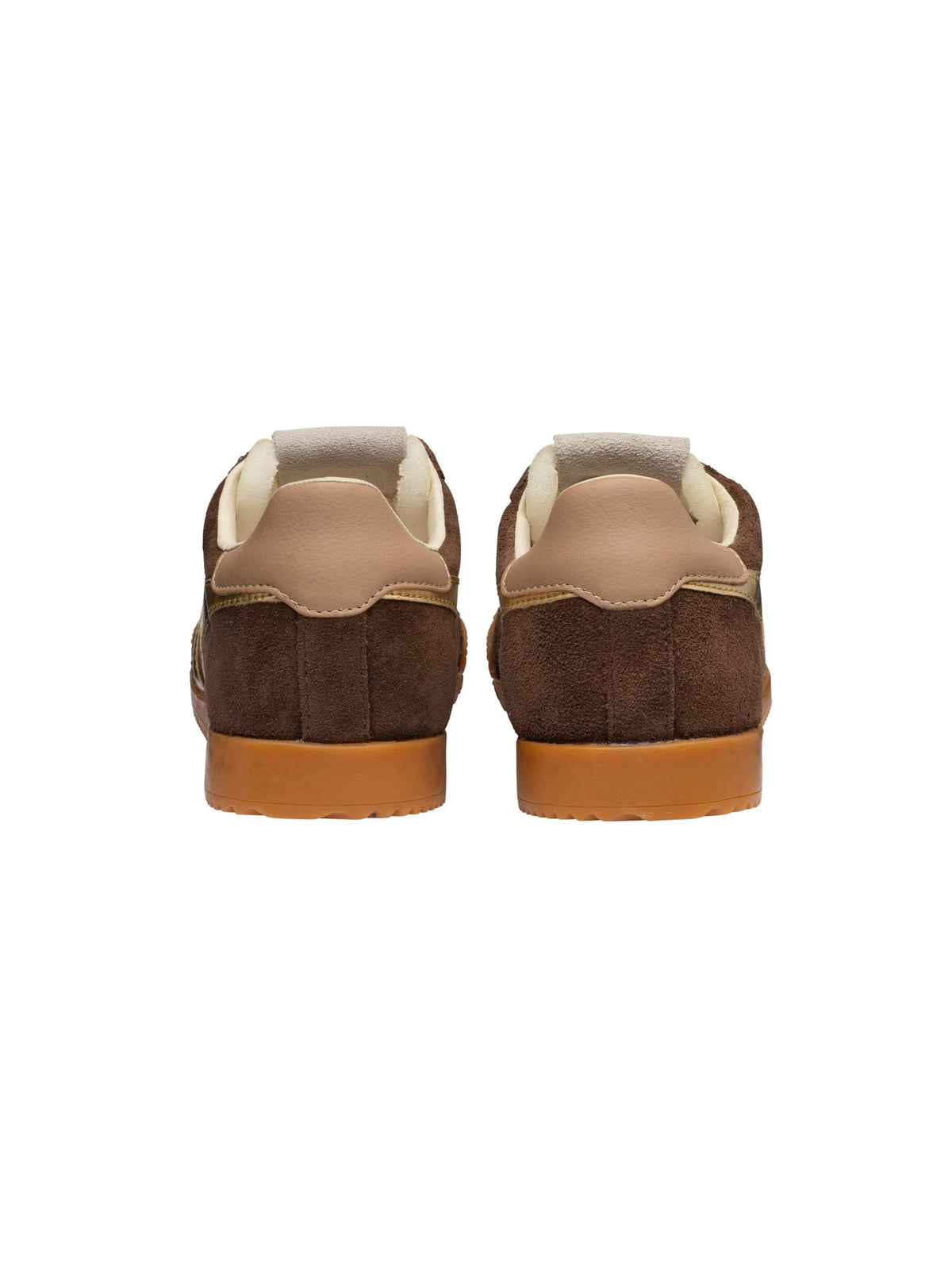 Gola Classics Women's Elan Glitz Sneakers dark brown gold 