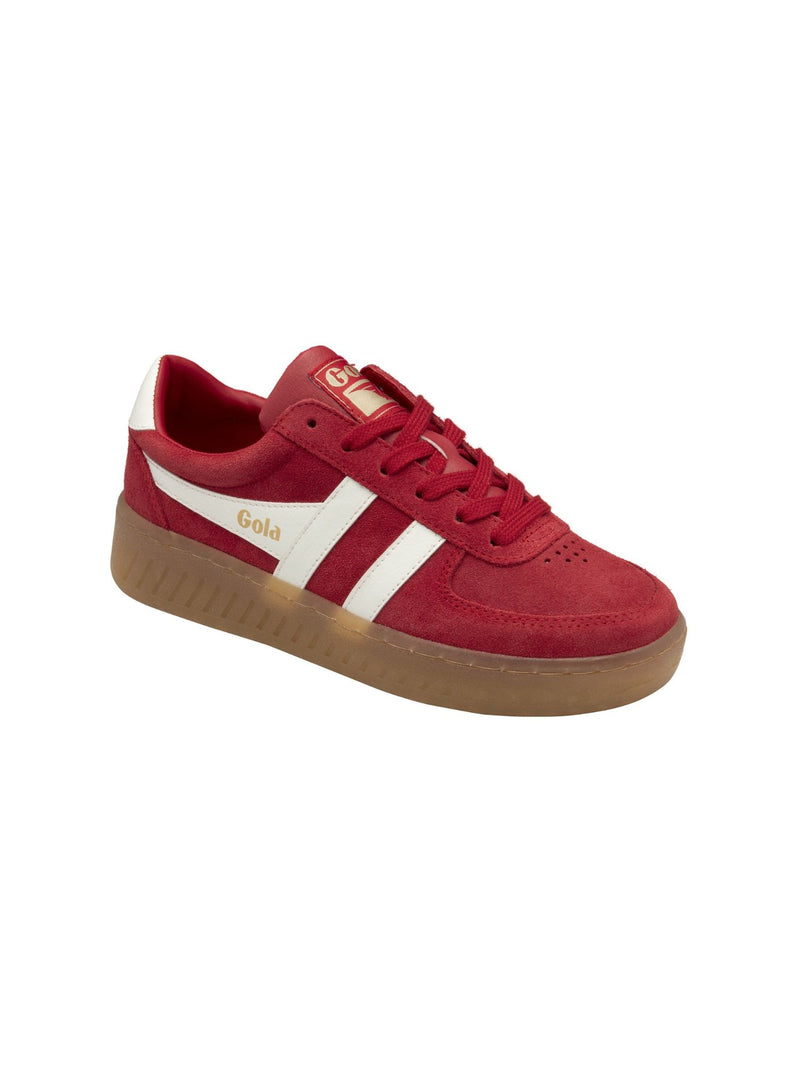 Gola Grandslam Suede Sneaker red off white 