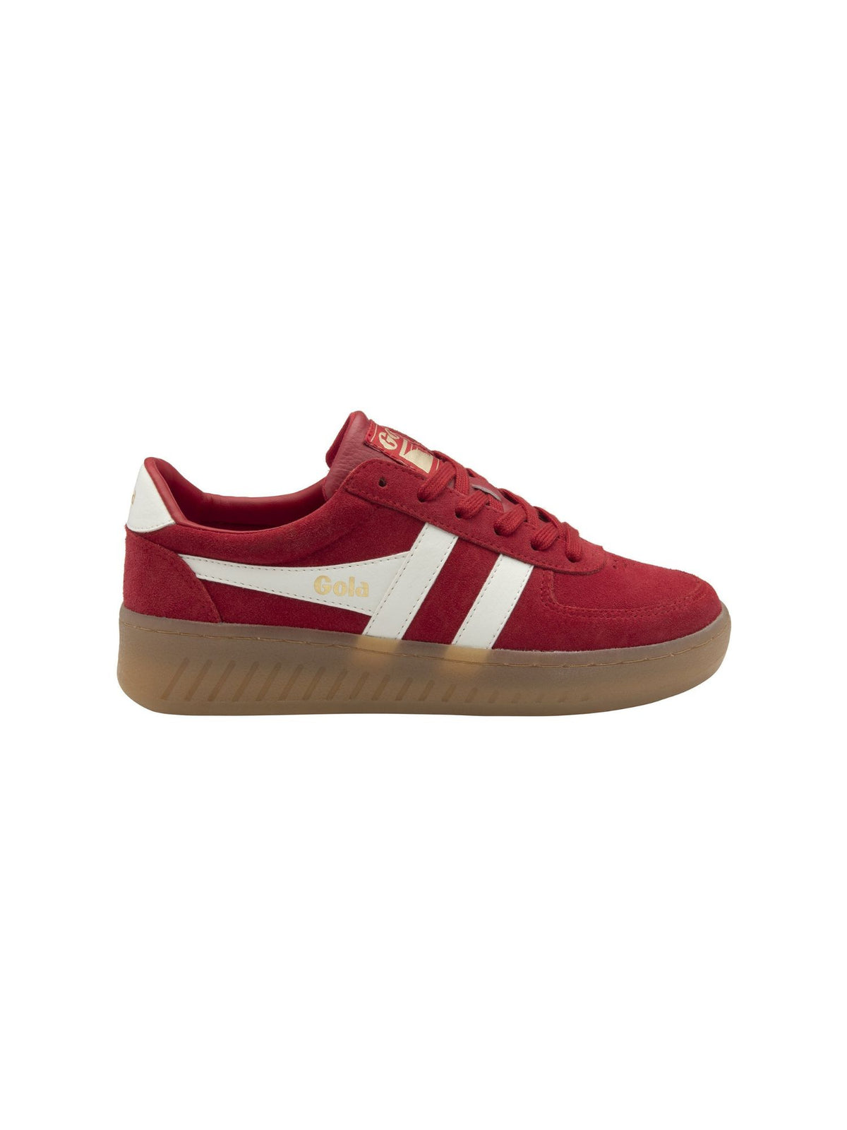 Gola Grandslam Suede Sneaker red off white 
