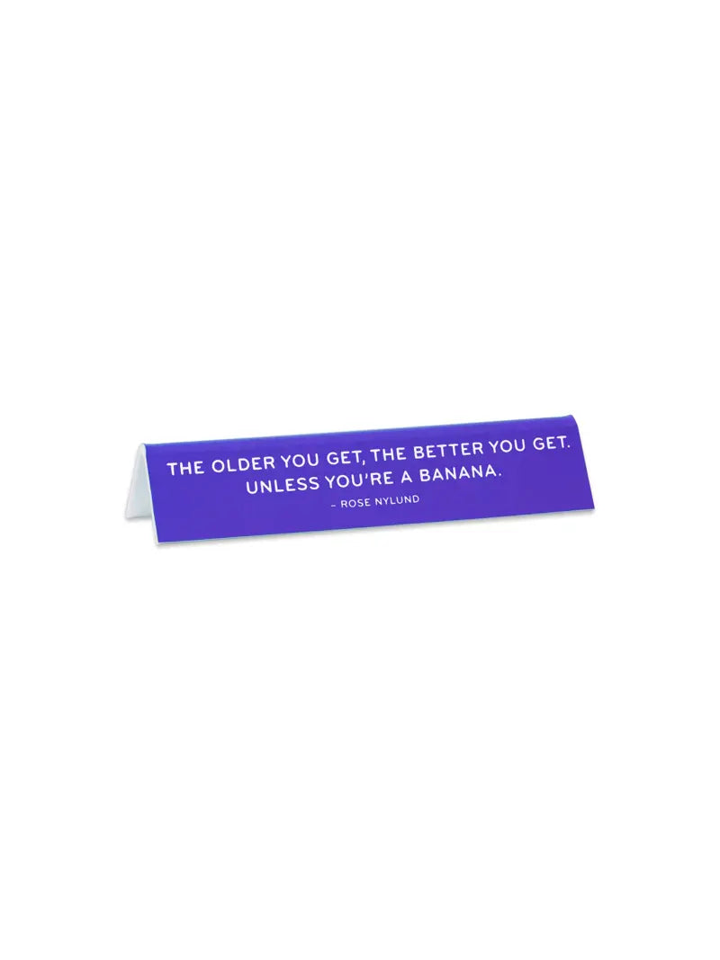 golden girls rose nylund quote desk sign