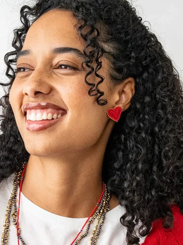 Haddie Heart Post Earrings