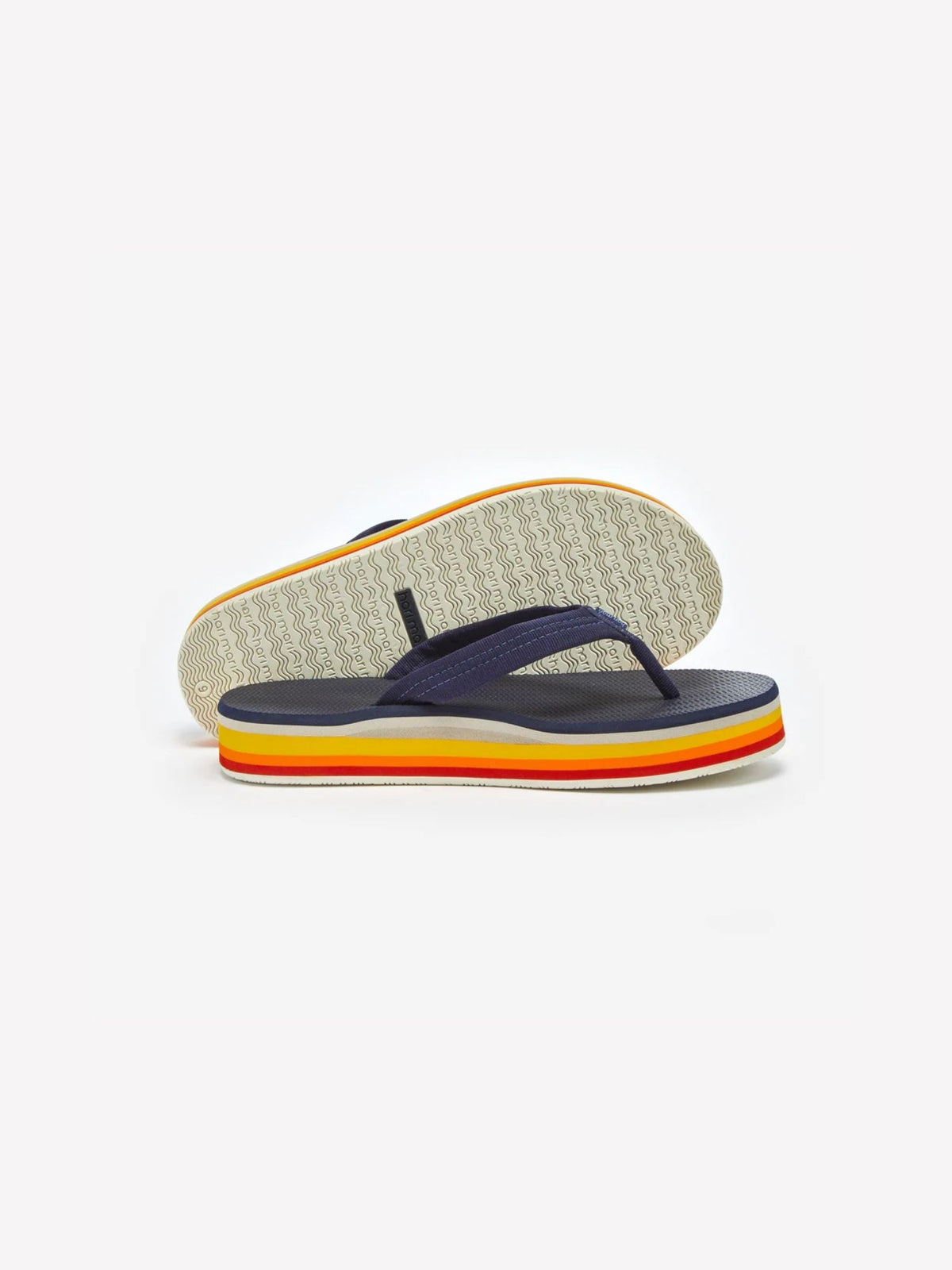Hari Mari Dunes Sunset Flip Flops navy