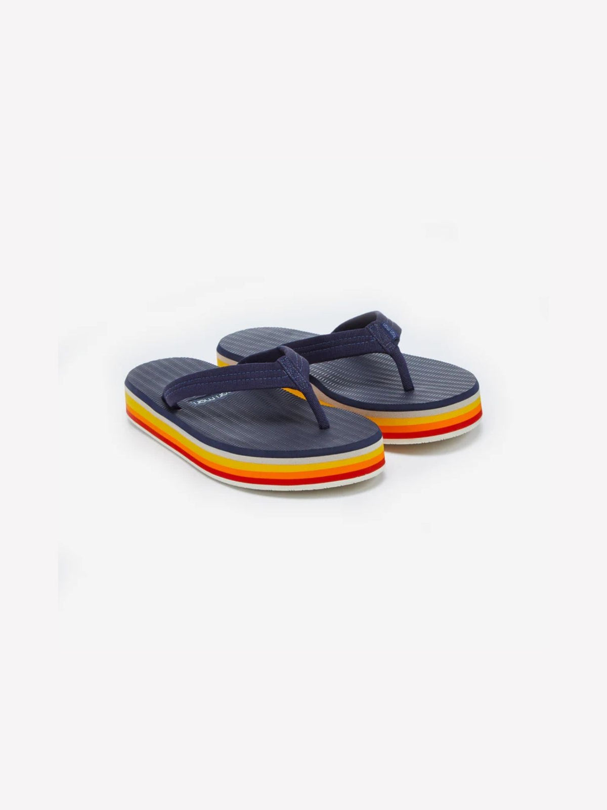 Hari Mari Dunes Sunset Flip Flops navy