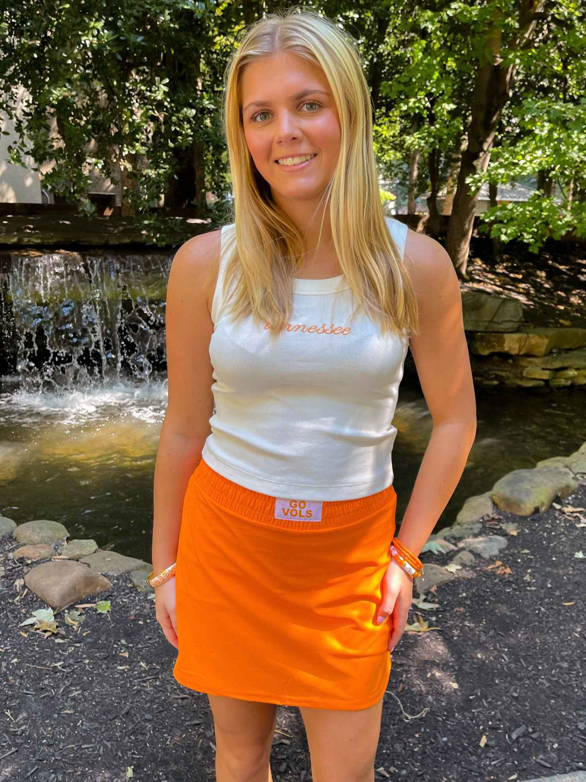 The Hayden Go Vols High Waisted Skort