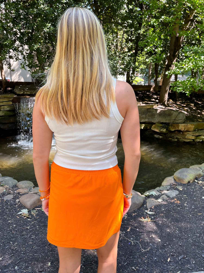 The Hayden Go Vols High Waisted Skort