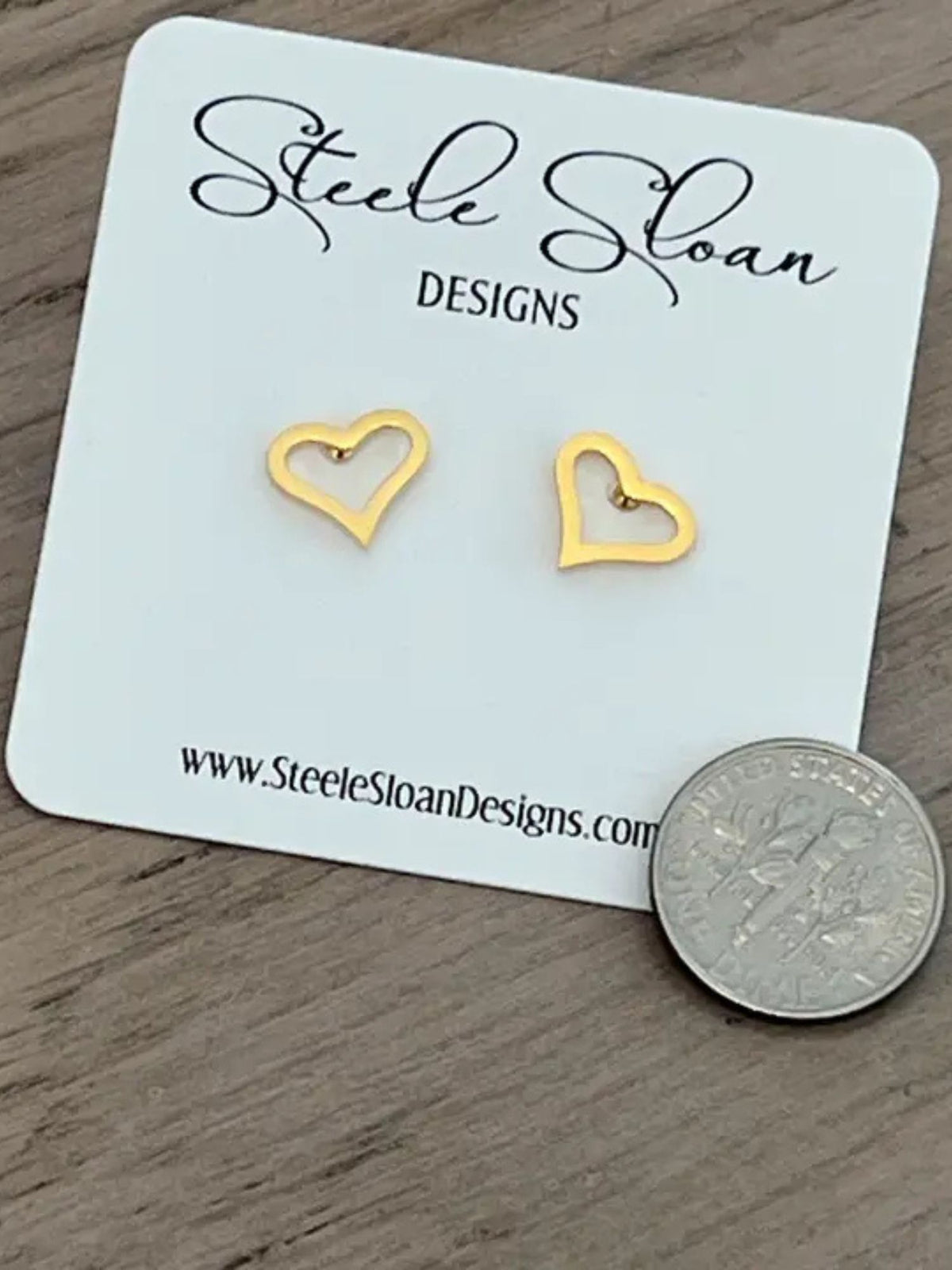 Heart Valentine Stud Earrings