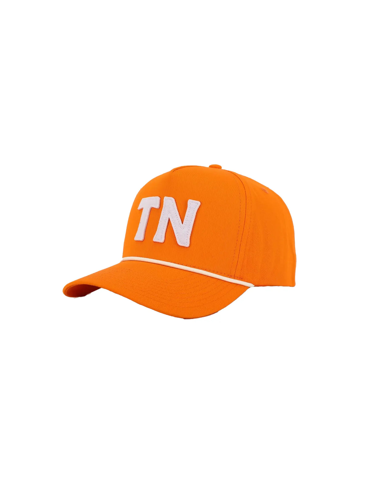 hilltop orange tennessee tn hat with white