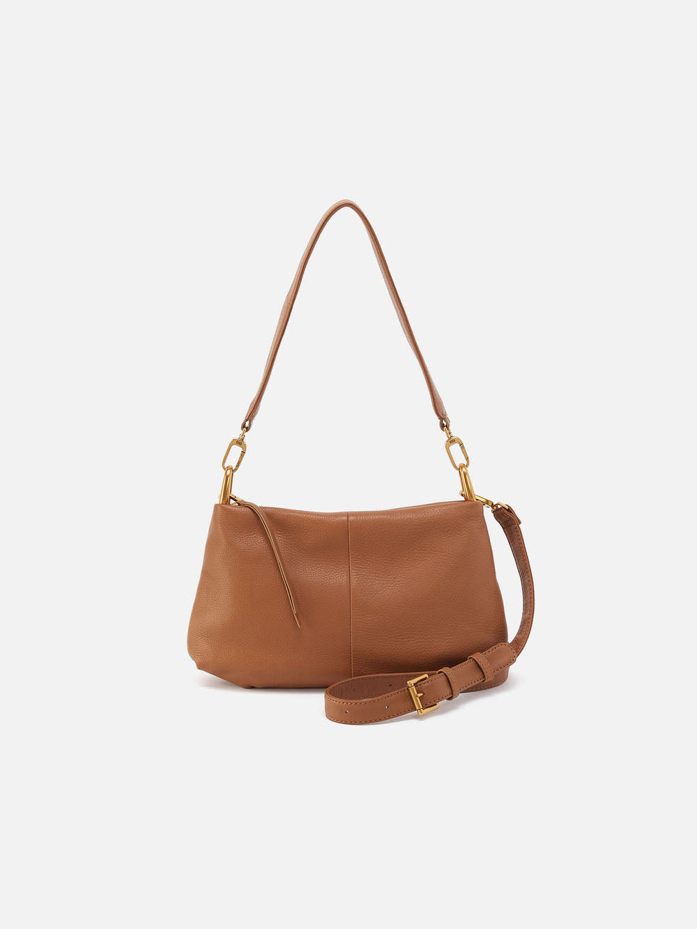 HOBO Advance Shoulder Crossbody Bag Pebbled Warm Honey