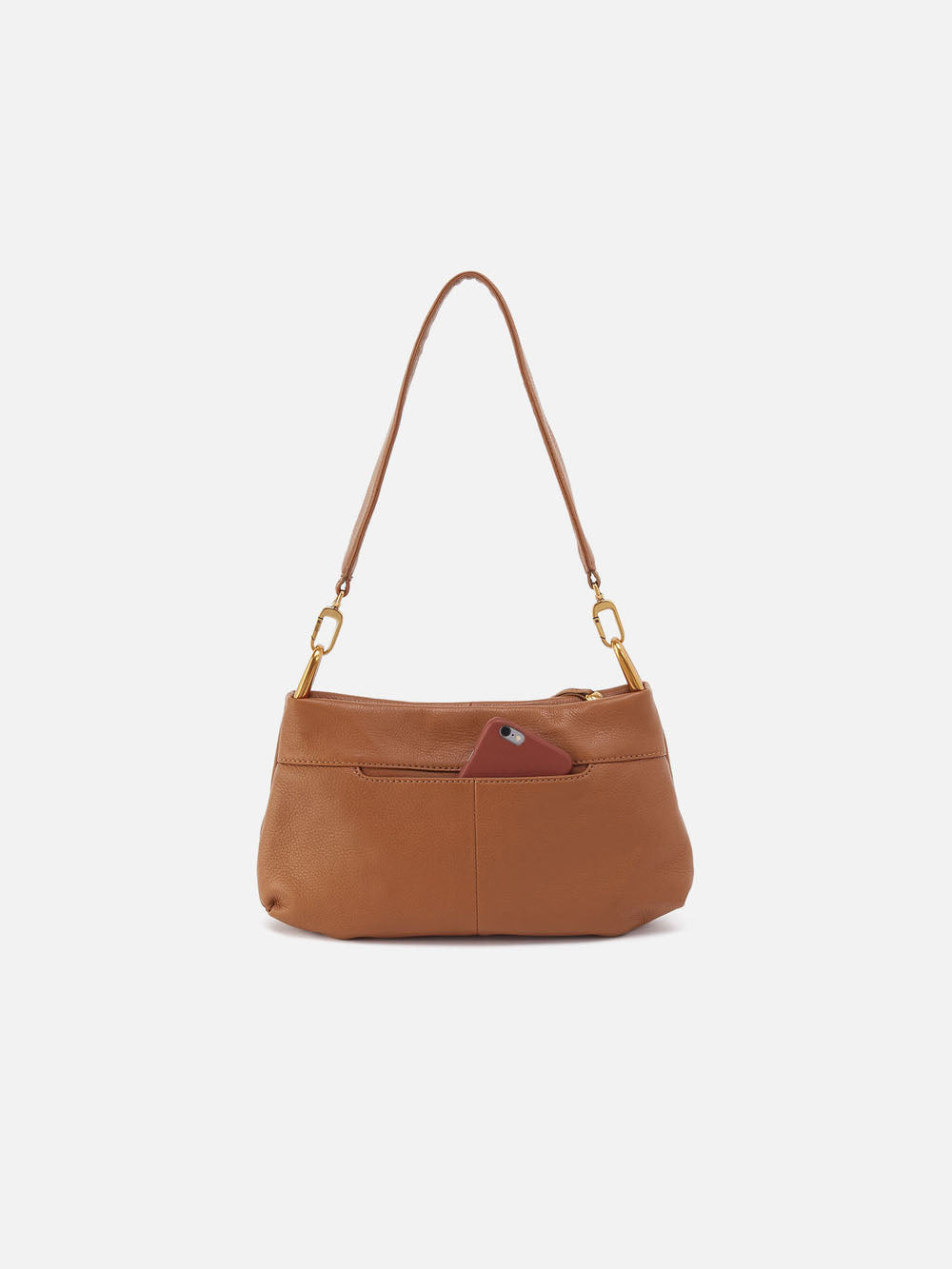 HOBO Advance Shoulder Crossbody Bag Pebbled Warm Honey