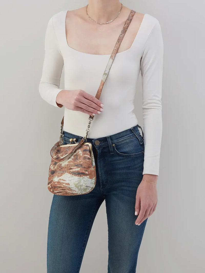 HOBO Alba Crossbody Bag in Coastal Canyon Printed Leather