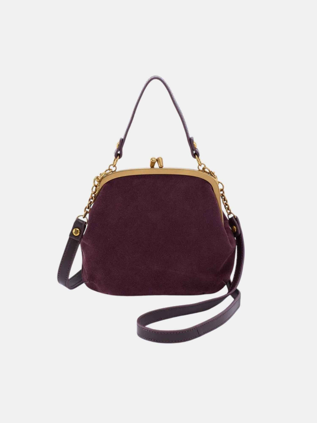 Hobo Alba Frame Crossbody Dark Cherry