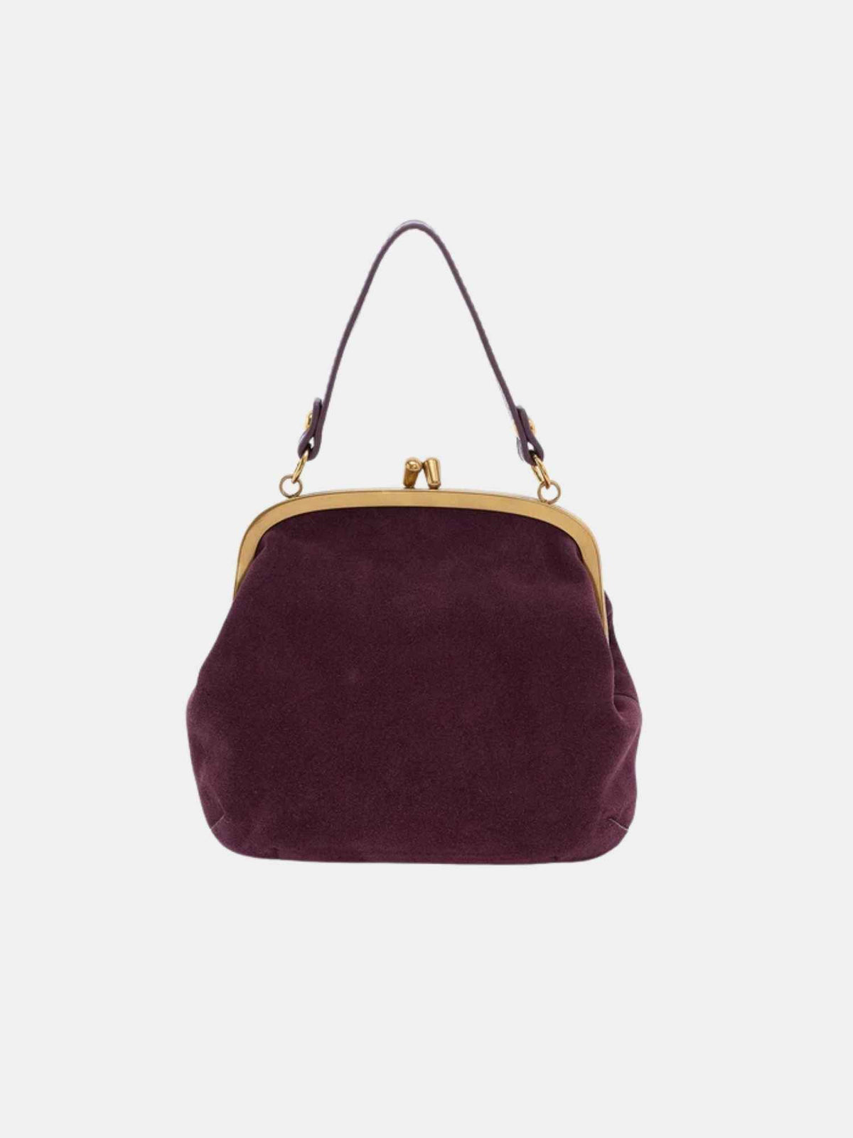 Hobo Alba Frame Crossbody Dark Cherry