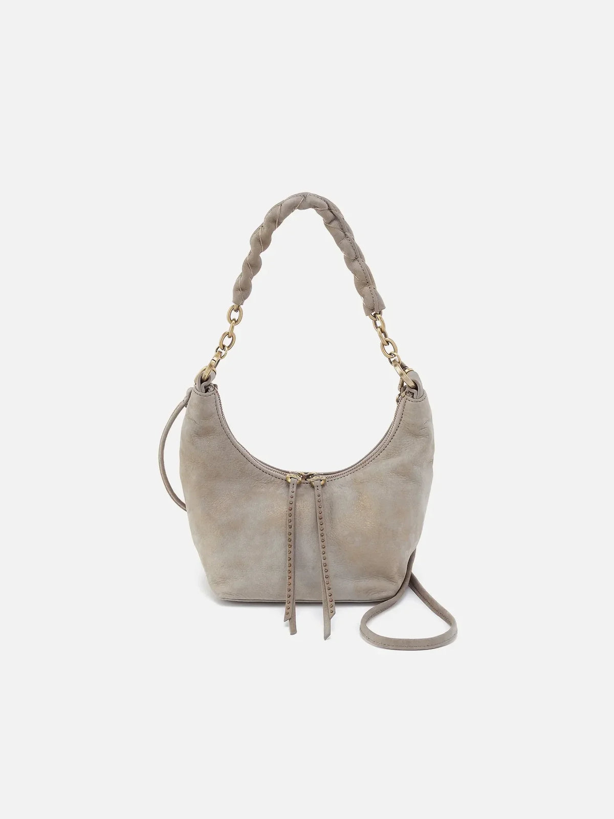 HOBO Astrid Small Crossbody Golden Granite Nubuck Leather