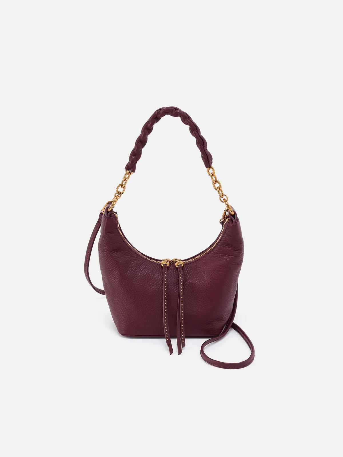 HOBO Astrid Small Crossbody Mulberry Glaze Pebbled Leather
