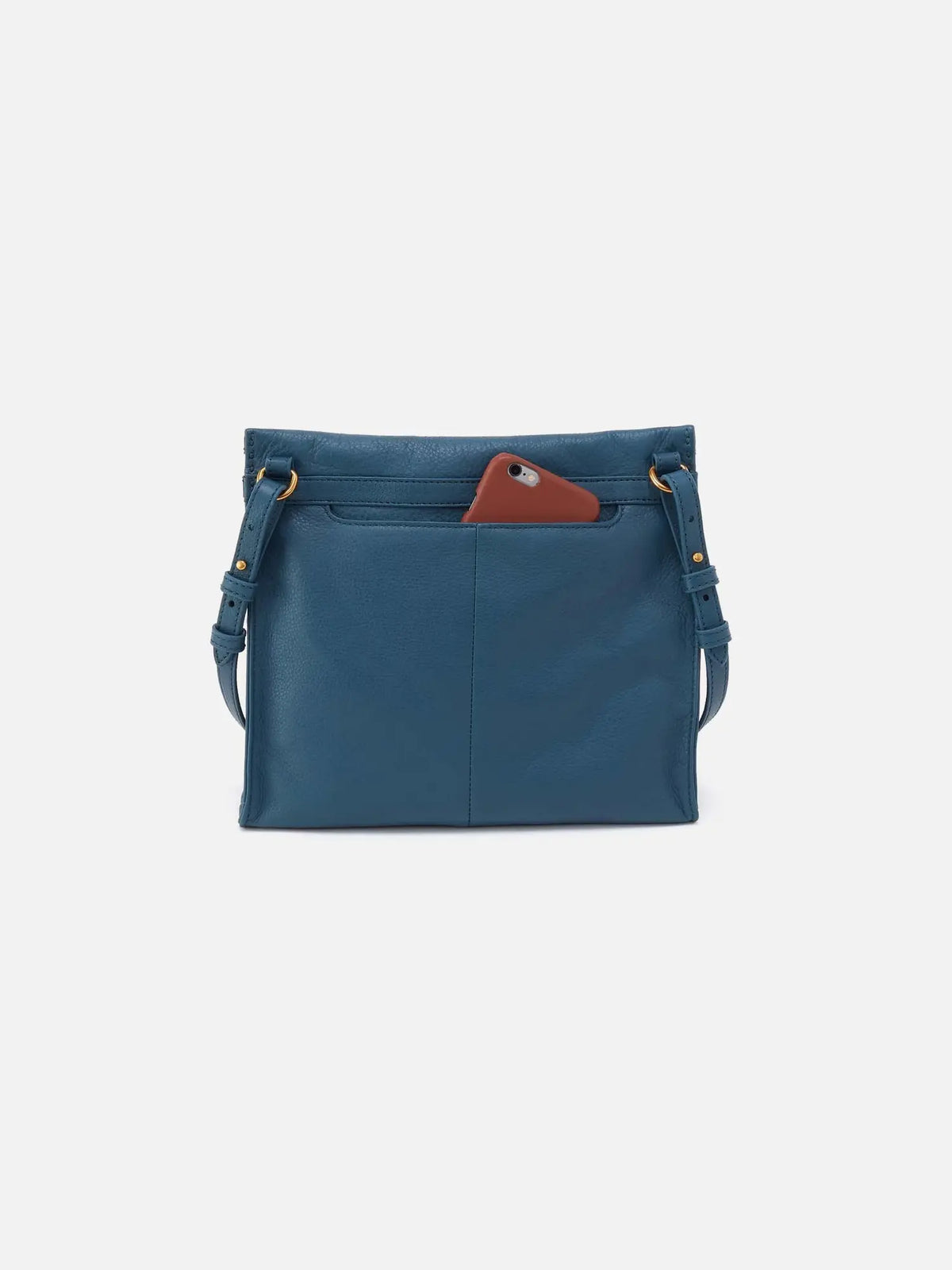 HOBO Austin Medium Crossbody Pebbled Leather Peacock Feather