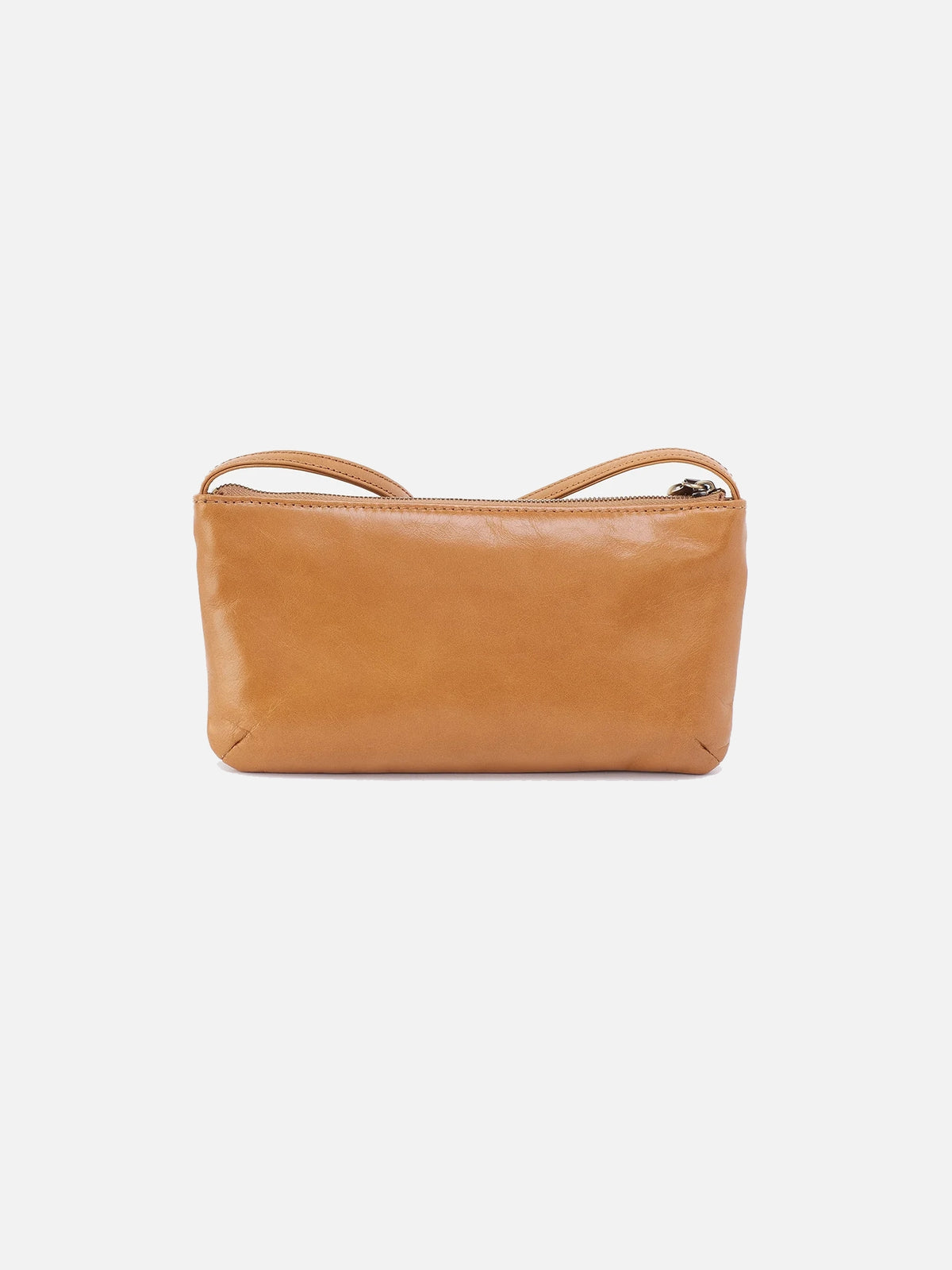 hobo cara crossbody bag in natural polished leather
