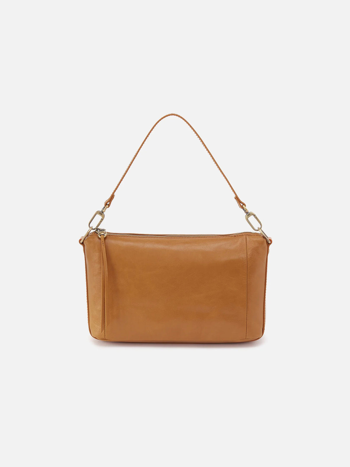 HOBO Darcy Polished Leather Carry-All Crossbody in Natural