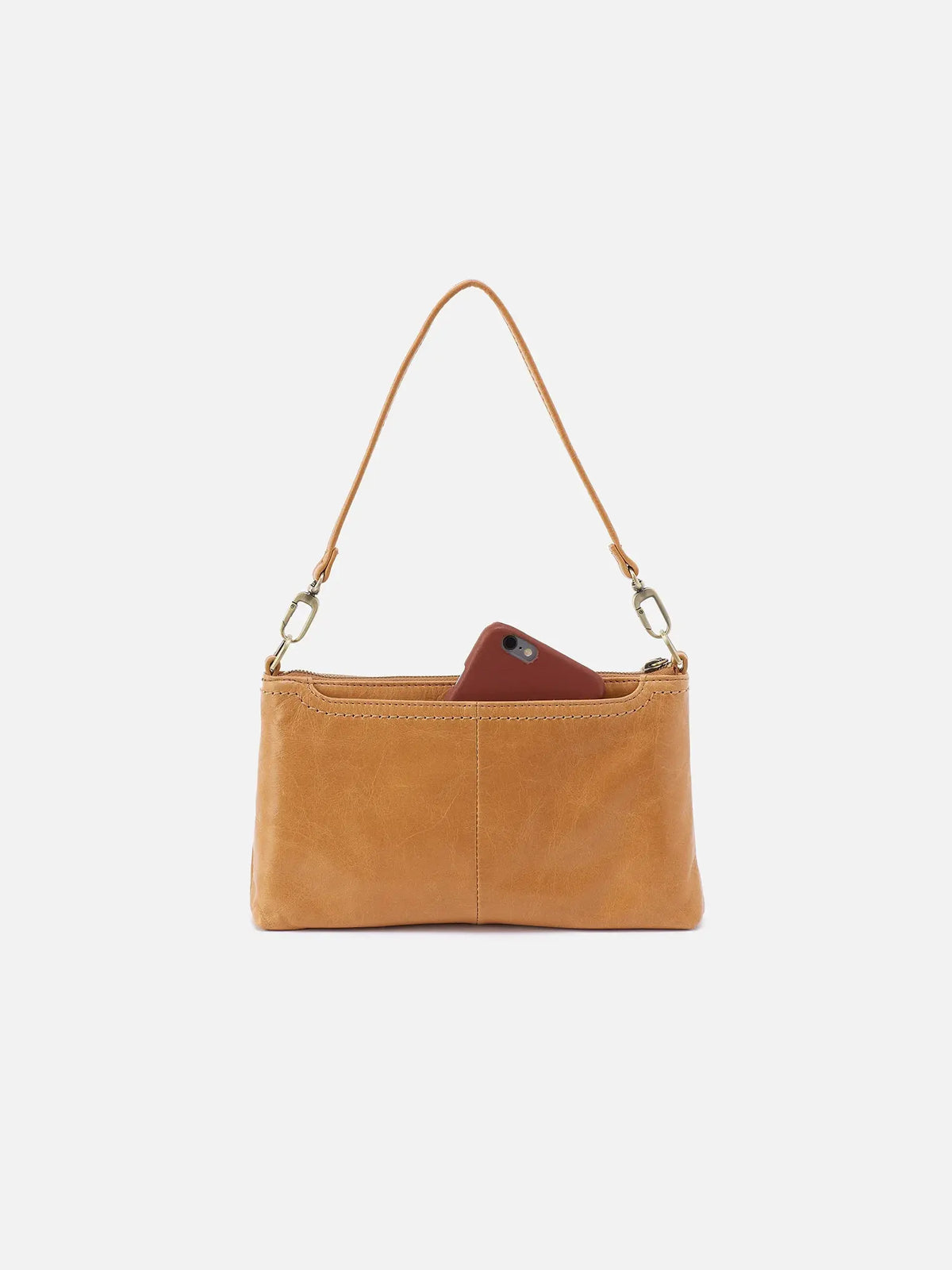 hobo darcy convertible 3-way crossbody bag in natural polished leather