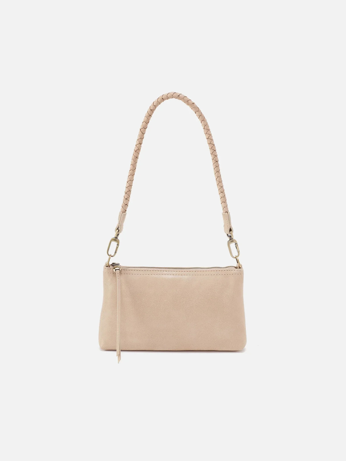HOBO Darcy Crossbody in Frosted Pearl Buffed Leather