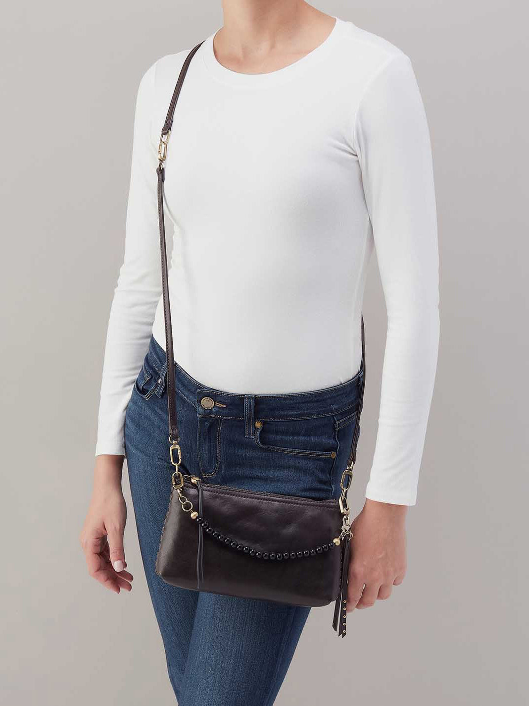 HOBO Darcy Crossbody in Flintrock Patina Leather