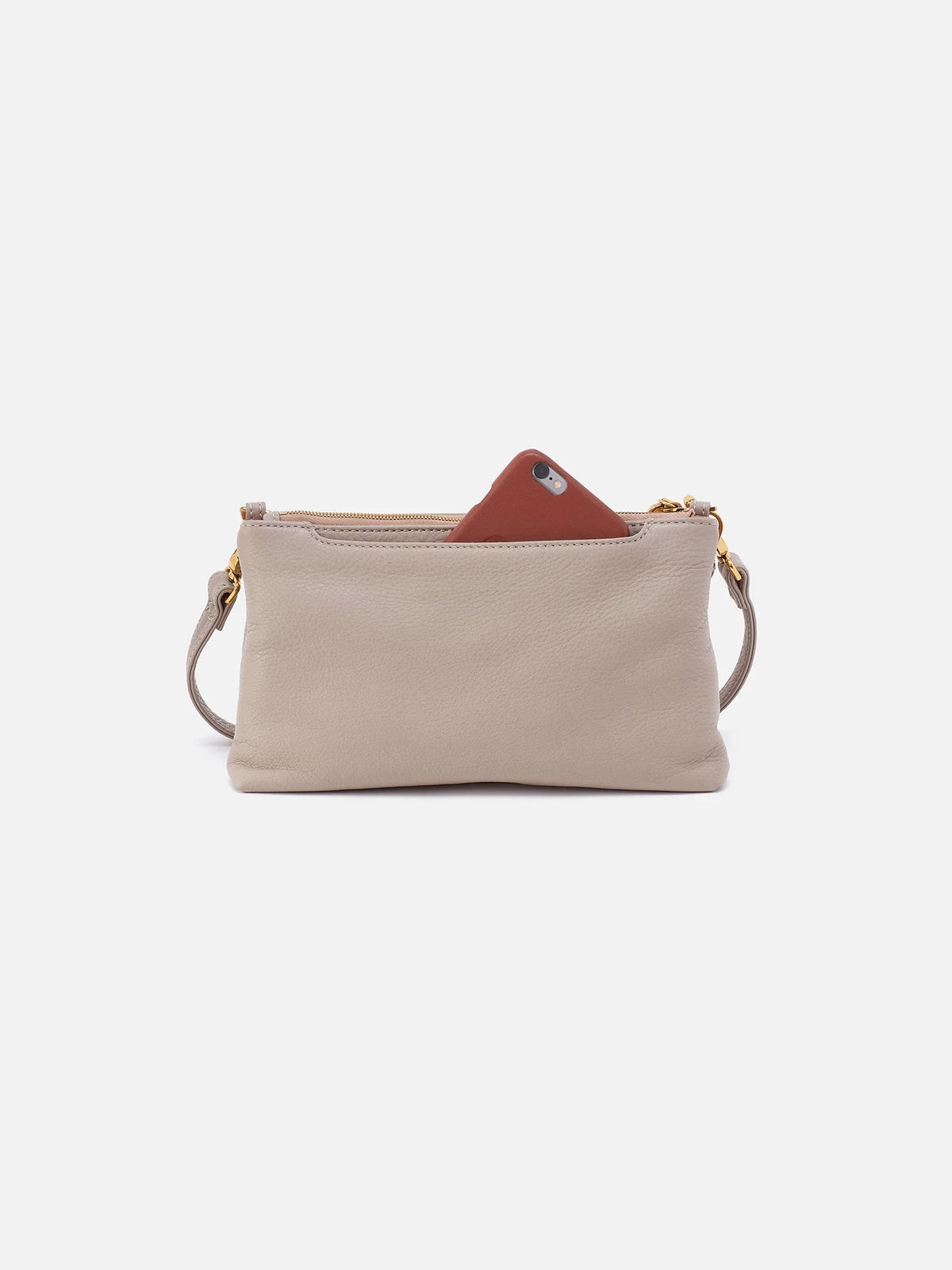hobo darcy mix double crossbody in opal snake taupe-back view